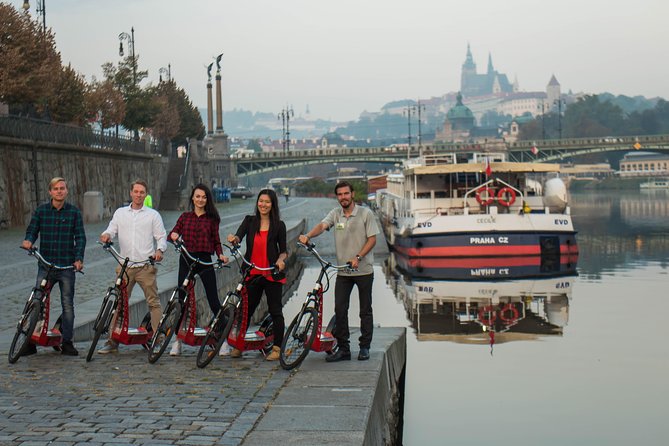 Prague E-scooter Sightseeing Small Group or Private Tour & Free Taxi Pick Up - Tour Options