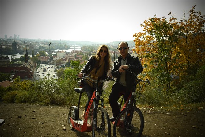 Prague E-scooter Sightseeing Small Group or Private Tour & Free Taxi Pick Up - Private Tour Upgrade