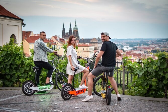 Prague E-Scooter Tour: Grand City Tour PRIVATE - Meeting Point and Transportation
