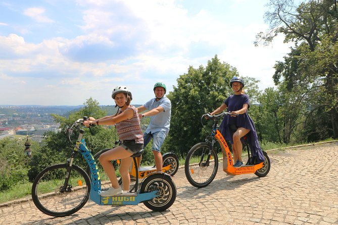 Prague: Electric Scooter & E-Bike Live Guided Tour - Meeting and Pickup