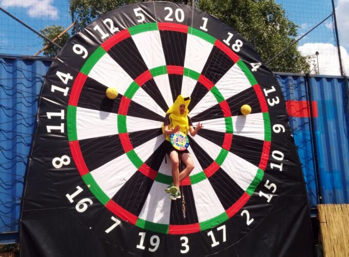 Prague: Giant Football Darts Game With Round of Beers & BBQ - Booking and Cancellation