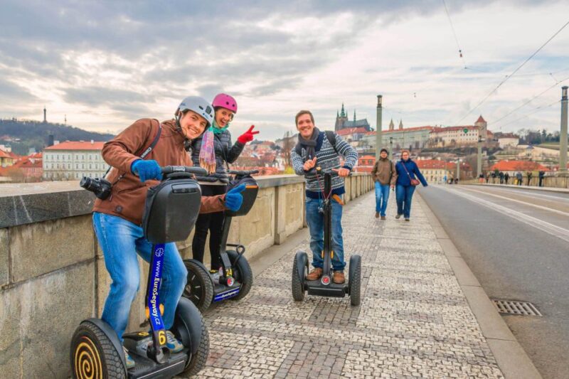 Prague: Grand Segway and Escooter Live Guided City Tour - Key Points