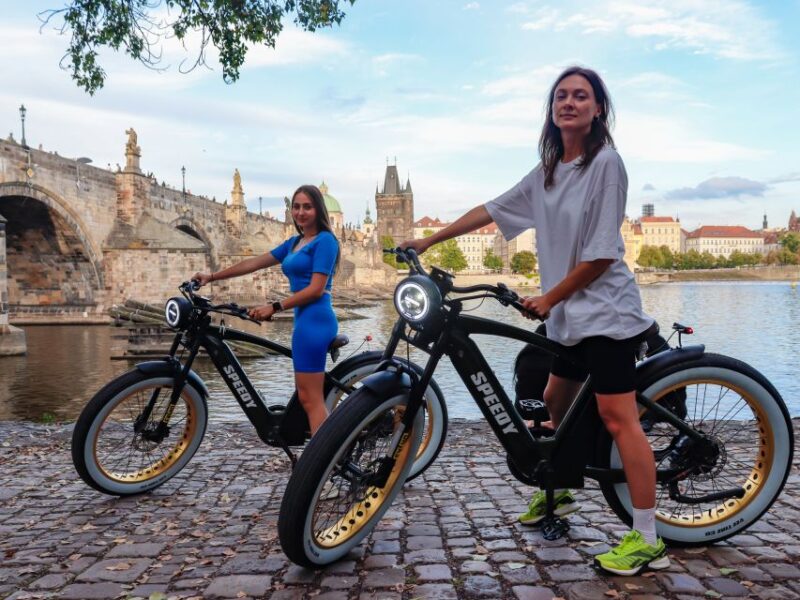 Prague Historical & Viewpoints Retro E-Bike Group Tour - Itinerary Highlights