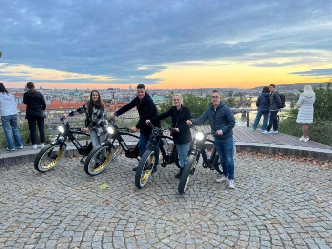 Prague Historical & Viewpoints Retro E-Bike Group Tour - Major Sightseeing Locations