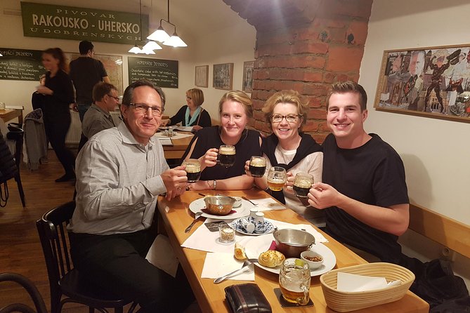 Prague Mini-Breweries Beer Tour With Czech Appetizers - Food and Drinks