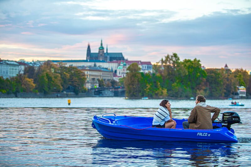 Prague: Motorboat Rental Without Licence - Scenic Views of Historical Prague
