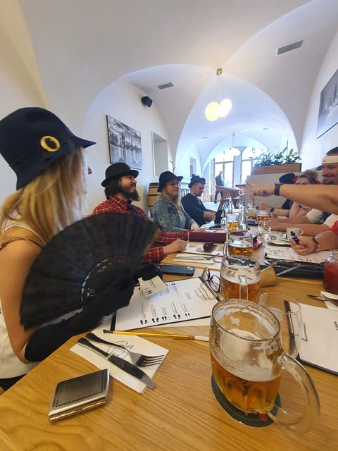Prague: Murder Mystery Game With Optional Food - Key Points