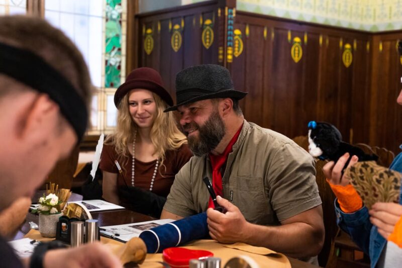 Prague: Murder Mystery Game With Optional Food - Experience Details