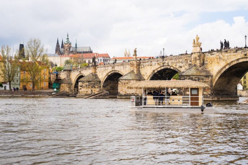 Prague: Party Tiki Boat Sightseeing Cruise With Drinks - Key Points