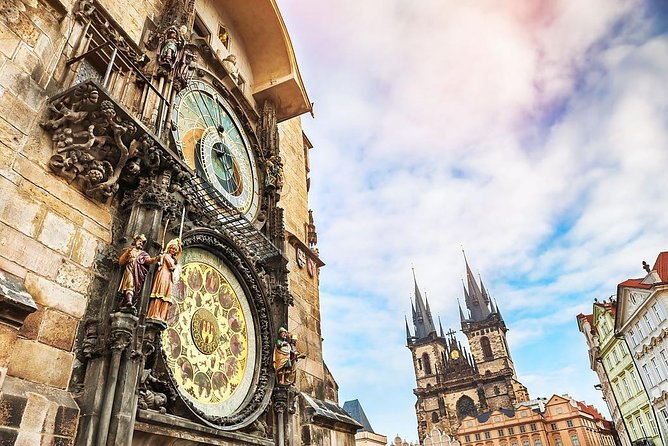 Prague Private City Walking Tour With Transit by Car - Key Points