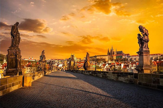 Prague Private City Walking Tour With Transit by Car - Key Attractions and Highlights