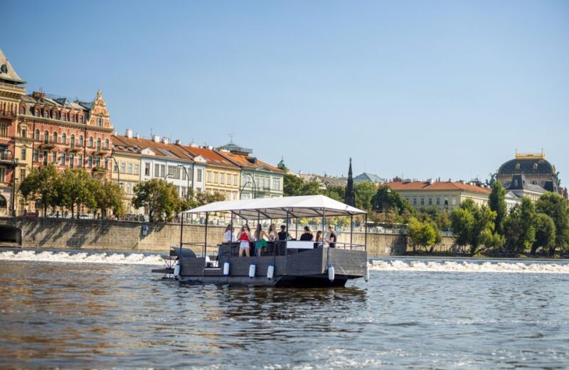 Prague: Private Cycle Boat River Tour With Beer or Prosecco - Key Points