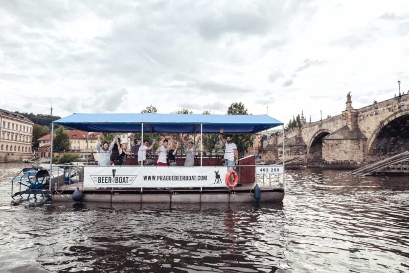 Prague: Private Cycle Boat River Tour With Beer or Prosecco - Highlights of the Experience
