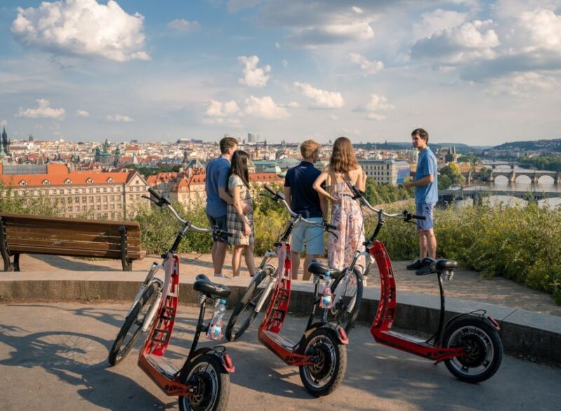 Prague: Small Group or Private E-Scooter Tour With Pickup - Highlights and Experiences