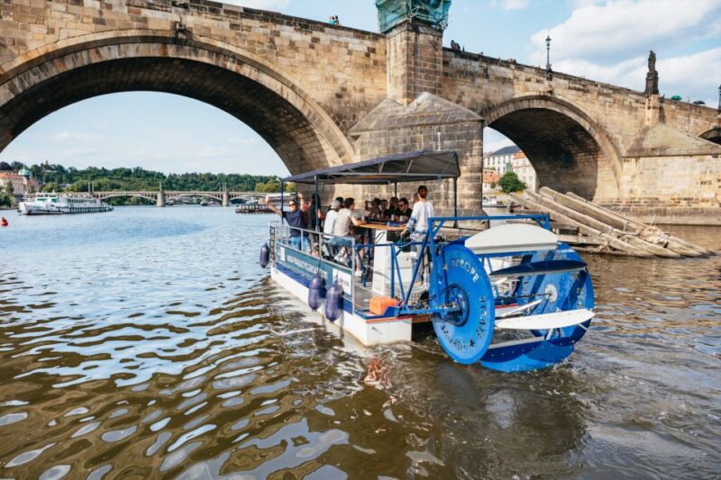 Prague: Swimming Beer Bike on A Cycle Boat - Experience Highlights