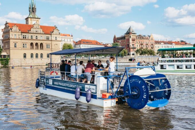 Prague: Swimming Beer Bike on A Cycle Boat - Preparing for the Experience