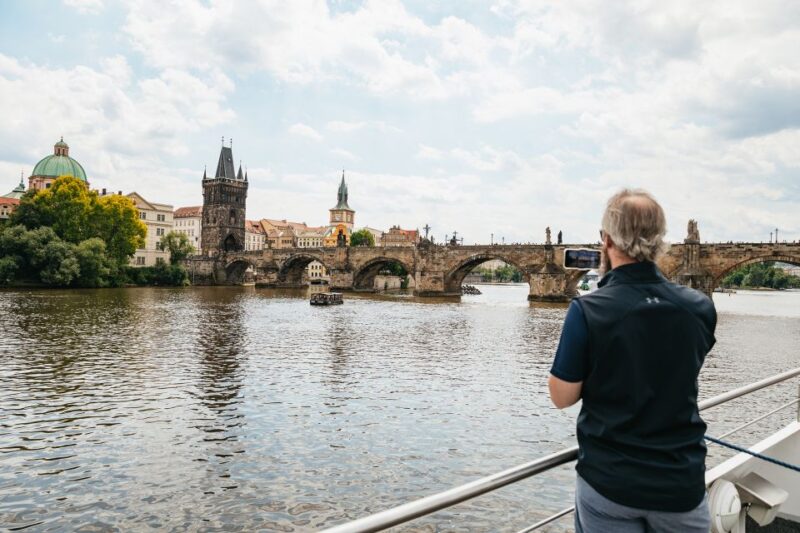 Prague: Vltava River Lunch Cruise in an Open-Top Glass Boat - Landmarks and Sightseeing