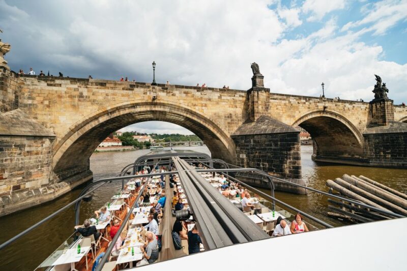 Prague: Vltava River Lunch Cruise in an Open-Top Glass Boat - Participant Information