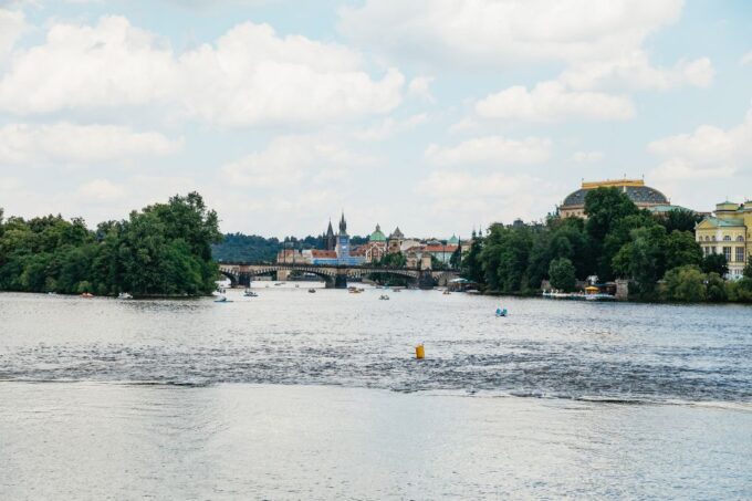 Prague: Vltava River Lunch Cruise in an Open-Top Glass Boat - Language Options