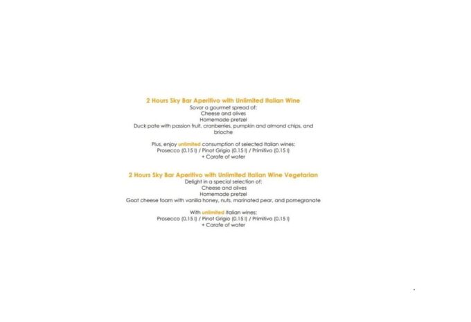 Prague:Sky Bar Aperitivo Menu With Drink and Panoramic Views - Reserving and Cancellation