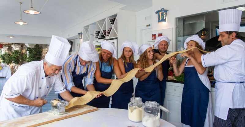 Praiano: Cooking Class With Dinner Overlooking the Sea - Hands-on Cooking Instruction