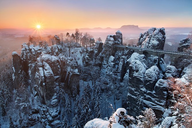 Pravcicka Gate & Bastei Bridge Winter National Park Tour From Prague - Included Services