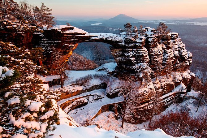 Pravcicka Gate & Bastei Bridge Winter National Park Tour From Prague - Meeting and Pickup