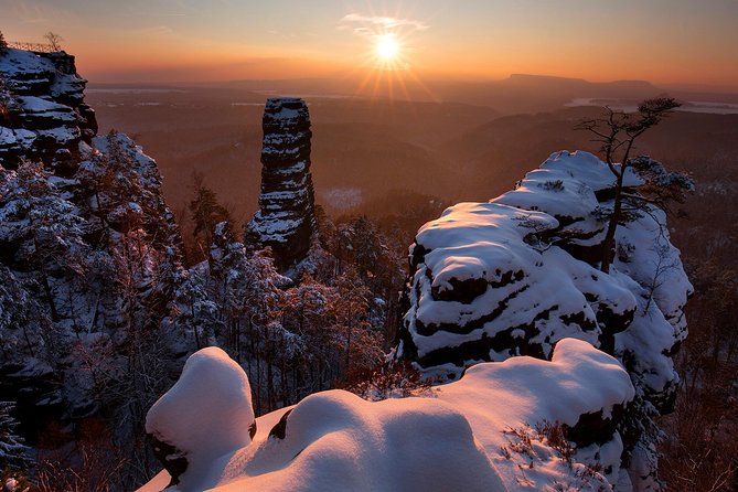 Pravcicka Gate & Bastei Bridge Winter National Park Tour From Prague - Bastei Bridge Excursion