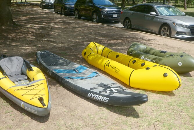 Premium Inflatable Kayak Rental Package for Lake Austin - Meeting and End Point