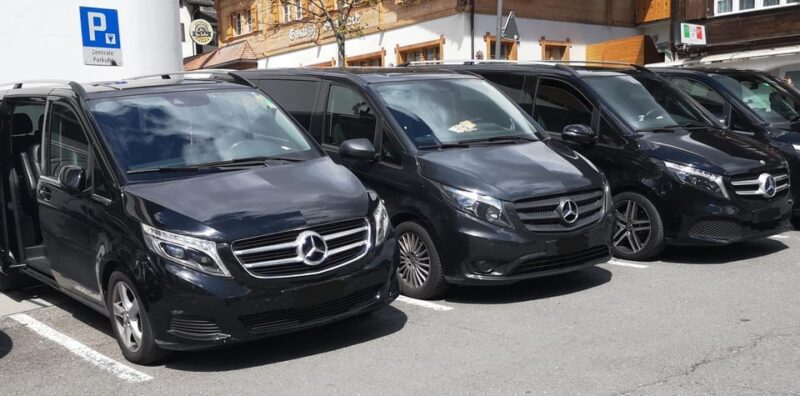 Privat Airport Transfer to Lucerne - New Mercedes V Class - Key Points