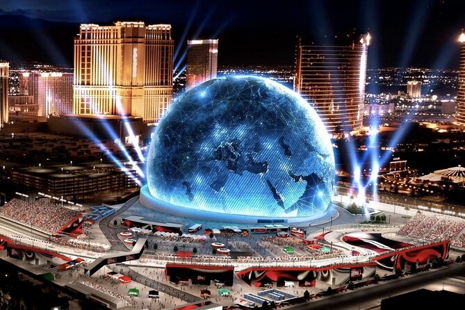 Private 1.5 Hour Sphere Las Vegas Guided Tour in an EVR Car - The Electric Car Experience