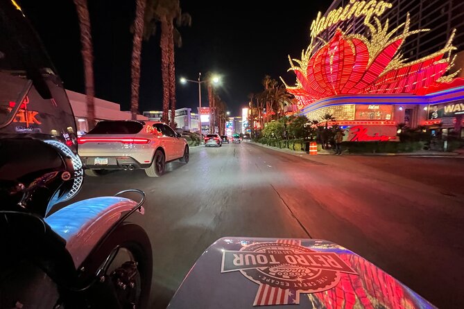 Private 1-Hour Evening Las Vegas Strip Tour in a Sidecar - Professional Driver Guidance