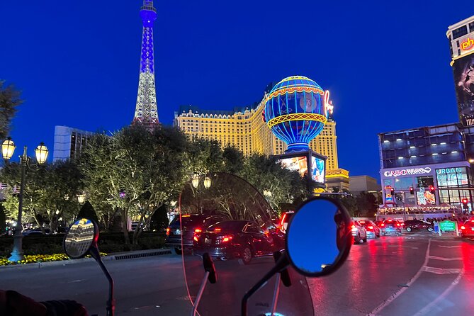 Private 1-Hour Evening Las Vegas Strip Tour in a Sidecar - Included Accessories