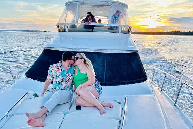Private 3 Hour Sunset Cruise On A 50 Luxury Yacht With Captain - Frequently Asked Questions