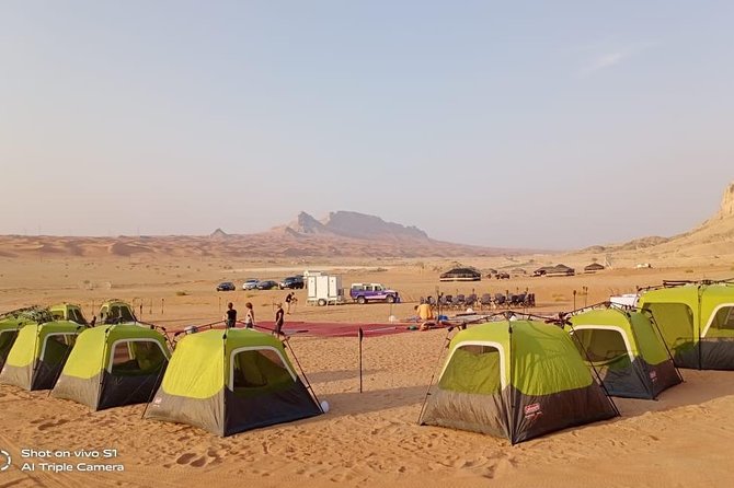Private 4x4 Mleiha Desert Overnight Camping, Stargazing With BBQ Dinner - Campsite Facilities and Duration