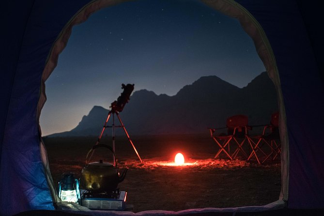 Private 4x4 Mleiha Desert Overnight Camping, Stargazing With BBQ Dinner - Group Size and Pricing