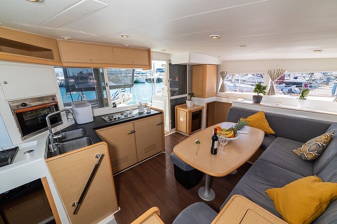 Private 5h Cruise Catamaran Santorini BBQ ,Drinks, Transfer - Booking and Availability