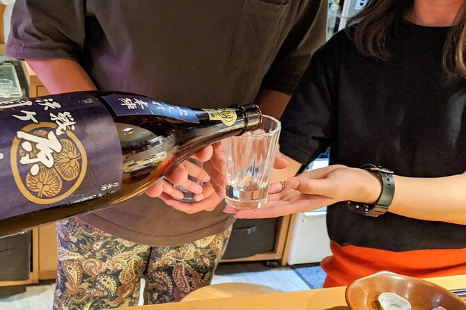 Private All You Can Drink Sake Nagoya Nightlife Tour - Tour Guidance and Photos