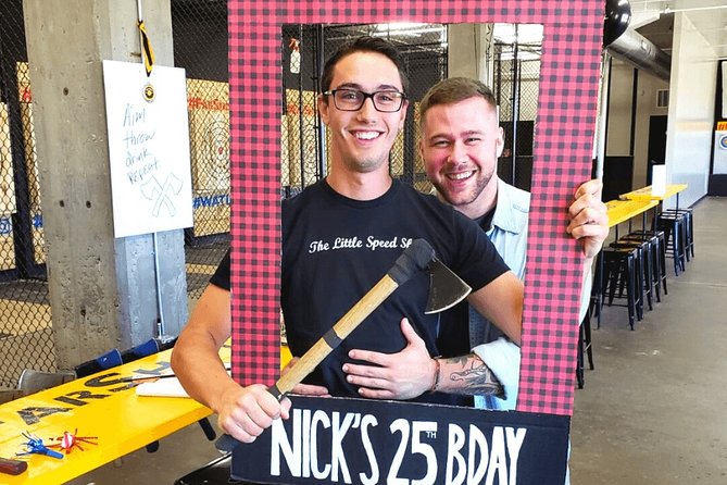 Private Axe Throwing for 1 Hour - Reviews and Badge of Excellence