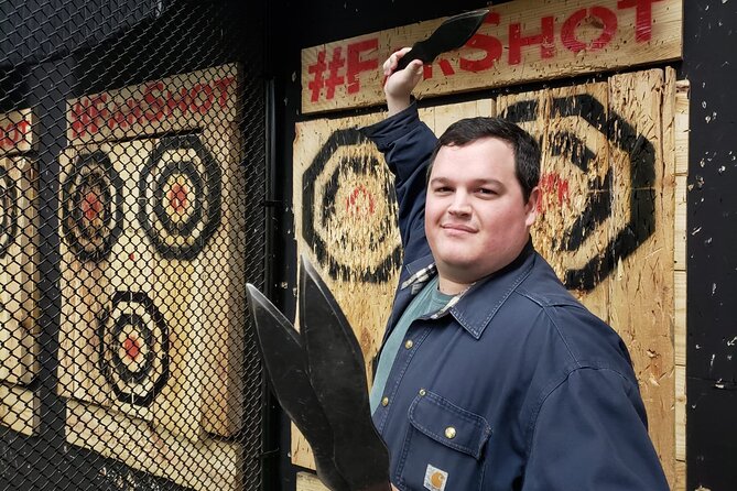 Private Axe Throwing for 1 Hour - Whats Included in the Experience
