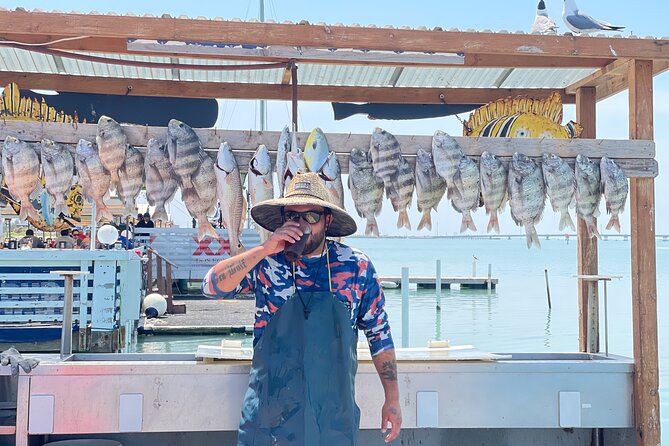 Private Bay Fishing South Padre Island - Water and Cooler