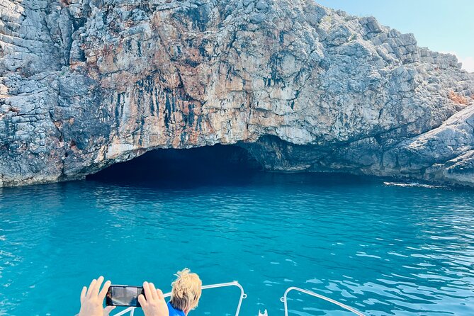 Private Blue Cave Adventure With Views of Boka Bay(Up to 10 Pax) - Included Drinks and Pickup Options