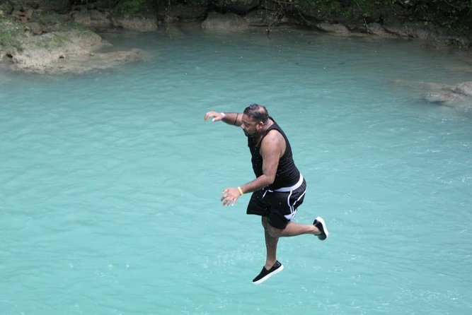 Private Blue Hole Secret Falls & River Tubing With Transportation - Exploring the Blue Hole