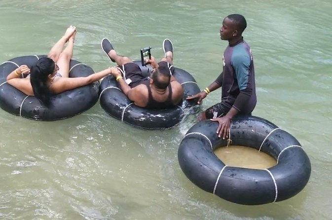 Private Blue Hole Secret Falls & River Tubing With Transportation - Discovering Secret Falls