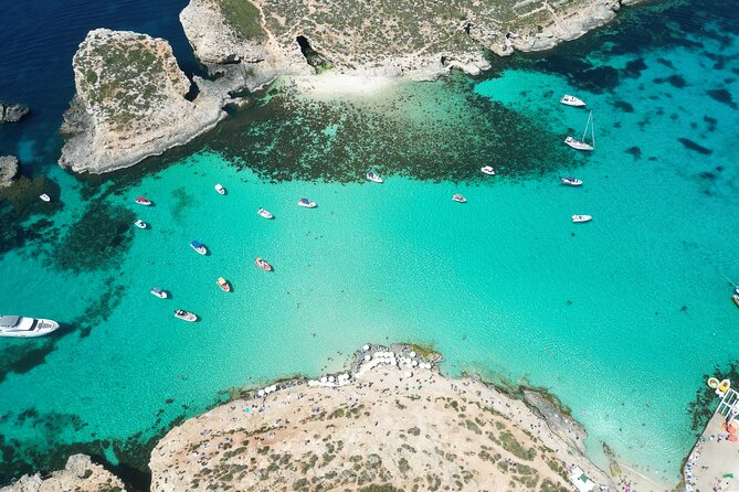 Private Boat, Blue Lagoon, Crystal Lagoon Comino, Gozo Malta Ultimate Highlights - Discovering the Crystal Lagoon