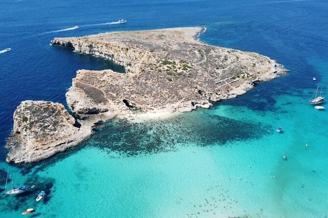 Private Boat, Blue Lagoon, Crystal Lagoon Comino, Gozo Malta Ultimate Highlights - Snorkeling Equipment Included