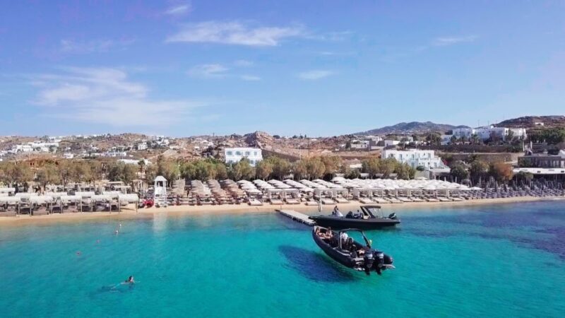 Private Boat Cruise to the South Coast of Mykonos - Swimming in Turquoise Waters
