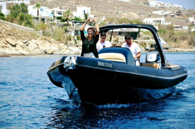 Private Boat Cruise to the South Coast of Mykonos - Included Beverages and Snacks