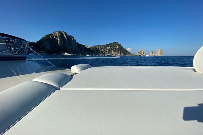 Private Boat Tour From Naples to Capri & Amalfi Coast TORNADO 50 - Meeting and Pickup