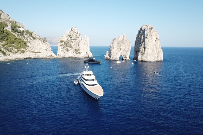 Private Boat Tour From Naples to Capri & Amalfi Coast TORNADO 50 - Schedule and Availability